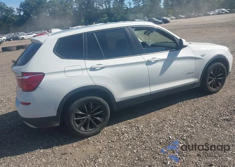 2017 BMW X3 xDrive28I из США, поврежденный, VIN 5UXWX9C33H0T25123